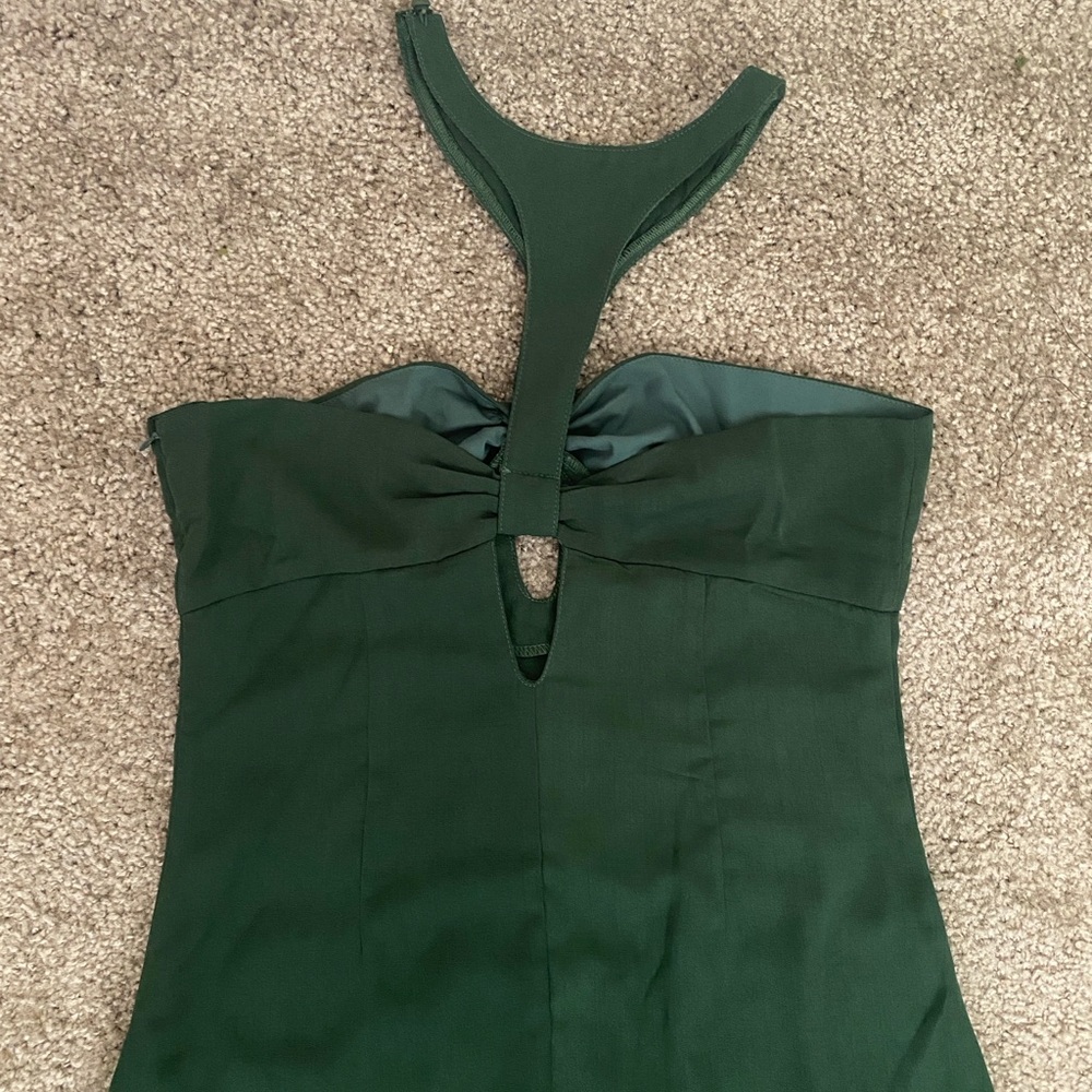 Shein Green Halter Dress - Picture 4 of 12